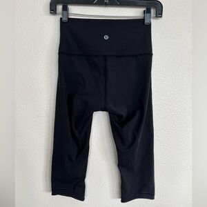 Well worn lululemon athletica Black Leggings cropped